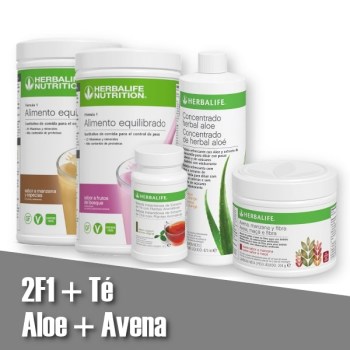 2 F1 | Té | Aloe vera | Avena