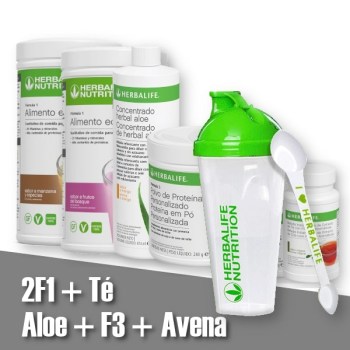 2 F1 | F3 | Té | Aloe vera | Avena + Accesorios