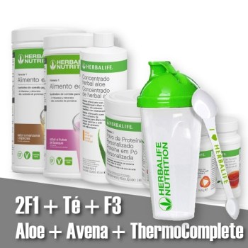 2 F1 | F3 | Té | Aloe vera | Avena | ThermoComplete + Accesorios