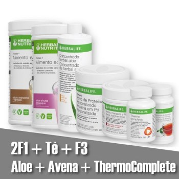 2 F1 | F3 | Té | Aloe vera | Avena | ThermoComplete