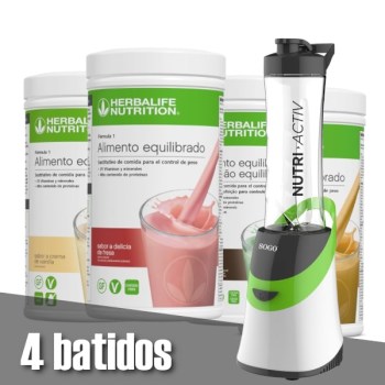 4 F1 + Batidora con coctelera