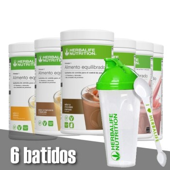 6 F1 + Accesorios Herbalife